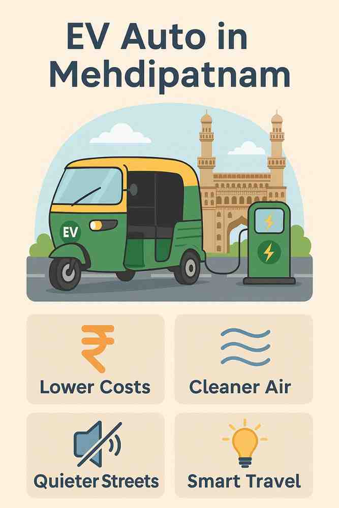 EV Auto in Mehdipatnam infographic image